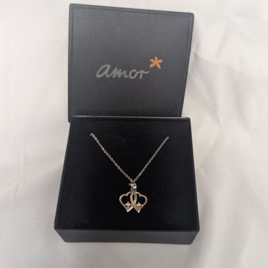 Collana Catena Ciondolo Cuore Amor