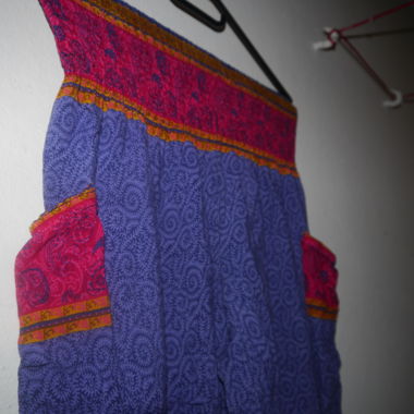 Pantalon harem multicolore
