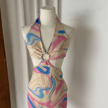 Colorfull Dress One Size