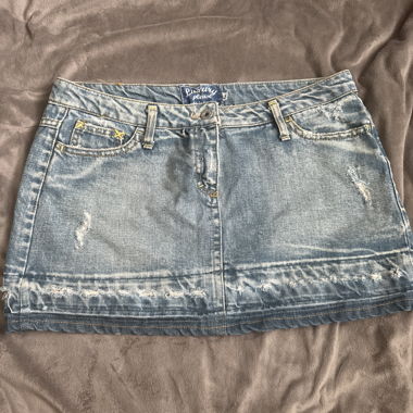 Denim Mini Skirt