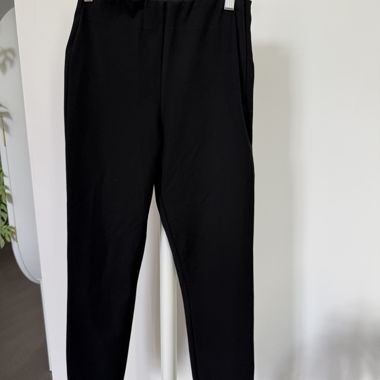 Selected Femme schwarze verkürzte Hose