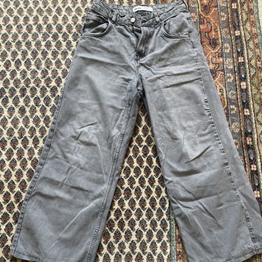Jeans Bershka wide-leg gris taille 36