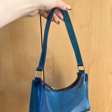 Sac bleu transparent 