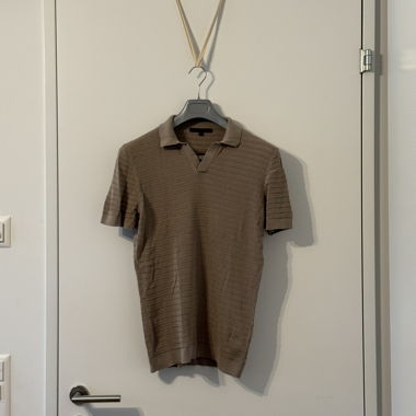 Polo in maglia marrone - DRYKORN