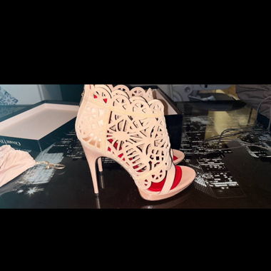 Cesare Paciotti Laser Cut High Heel Sandals