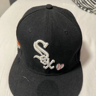 black new era cap - size 7
