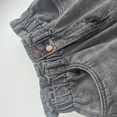 Jupe en jean à taille élastique