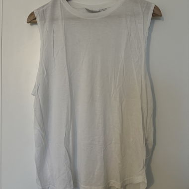 Weekday T-Shirt sans manches / débardeur (blanc, taille L)