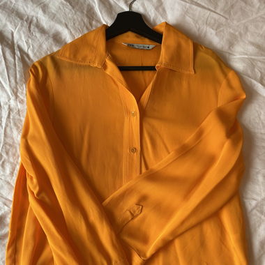 Zara Hemd Orange