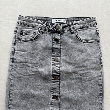 Tally Weijl Denim Skirt 36 Grey