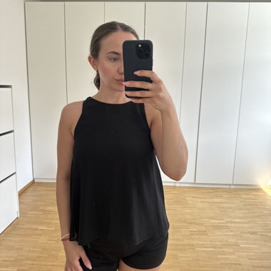 Black flowing top Zara S/M
