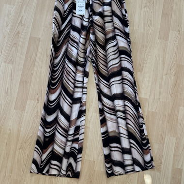 ZARA pantaloni palazzo fantasia tg. M