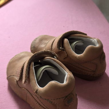 Babyschuhe aus Leder