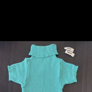 Baby blaues kragen T-Shirt 