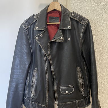 Veste en cuir All Saints originale
