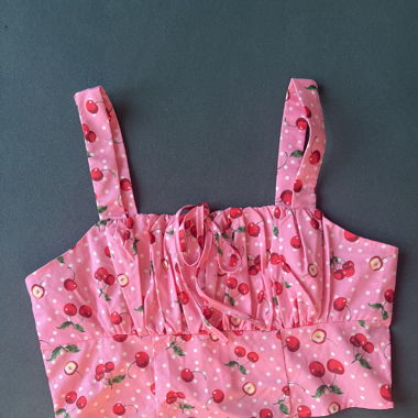Cherry Crop Top