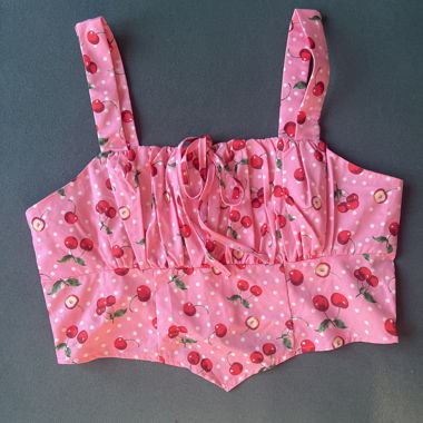 Cherry Crop Top