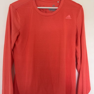Top adidas running a maniche lunghe