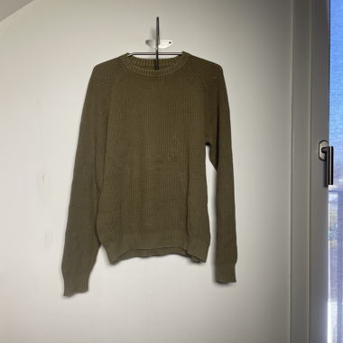 Sweat à capuche vert kaki/olive