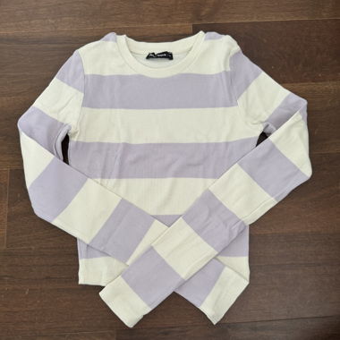 Lila Crop-Longsleeve