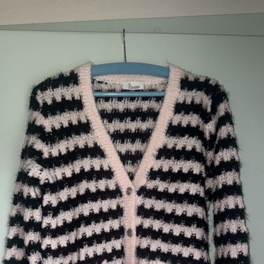 Princess Goes Hollywood Pink Striped Cardigan