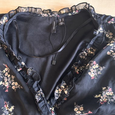 Abito in chiffon floreale