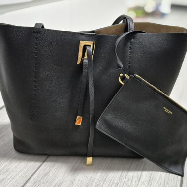 Black Michael Kors Miranda Tote Bag NEW