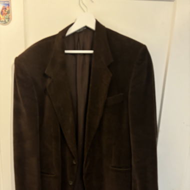Blazer in velvet