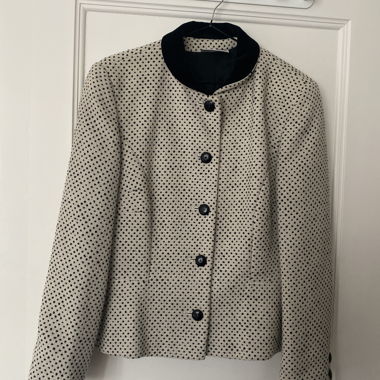 Blazer AKRIS con colletto a contrasto
