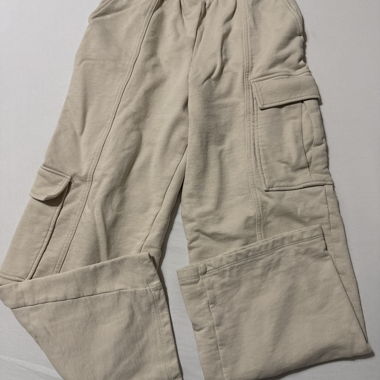 Pantaloni da jogging cargo beige