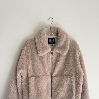 Veste peluche beige BDG taille S