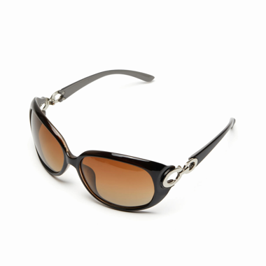 Braune Sonnenbrille, detaillierte Fassung 