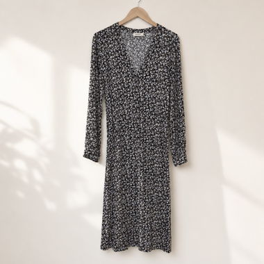 Robe Modström S à fleurs noir