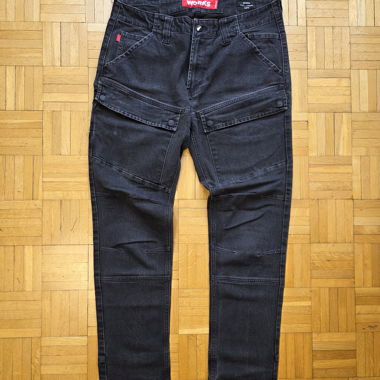 SAINT WORKS JEANS PANTS 34W/34L BLACK