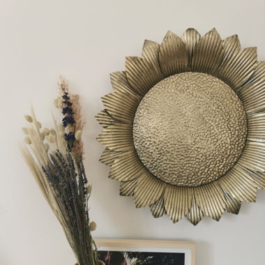 Wandteller Wanddeko Sonnenblume