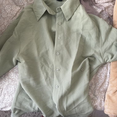 Chemise vert menthe