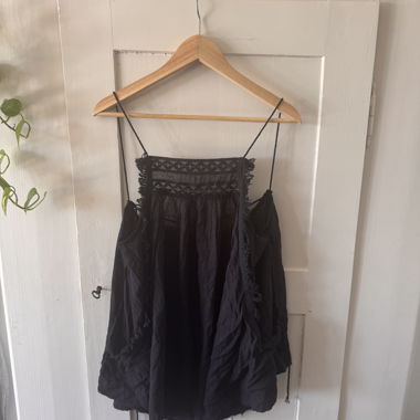 Top Boho Nero