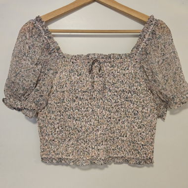 CLOCKHOUSE Blumen-Smock-Top