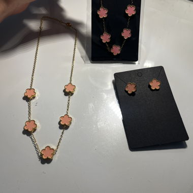 Set di gioielli placcati in oro
