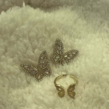 Schmetterling Schmuck Set