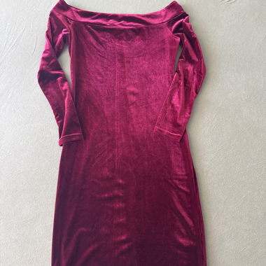 Pink Velvet Dress