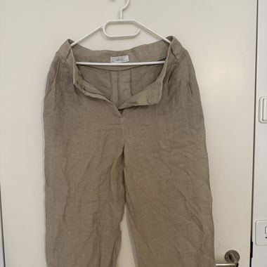 MNG Linen Trousers EU 34