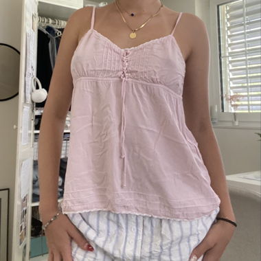 Top estivo rosa