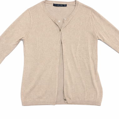 Cardigan beige à boutons