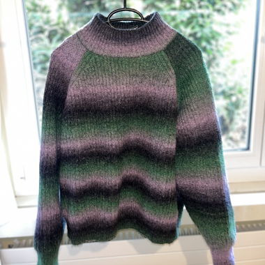Funky knitted sweater