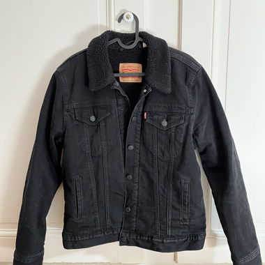 Giacca Levi's nera foderata