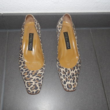 Escarpins leopard Vitulli Moda