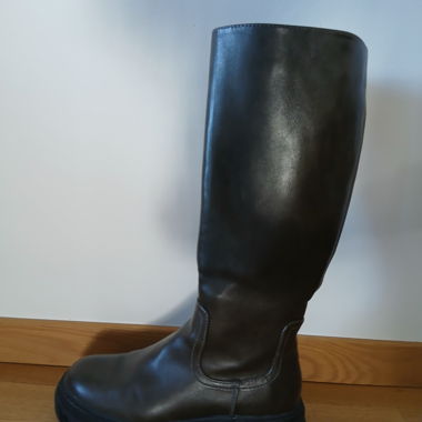 Bottes hautes vert olive