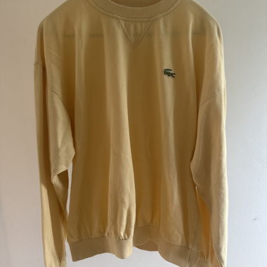 Lacoste Sweatshirt in Beige/ Gelb