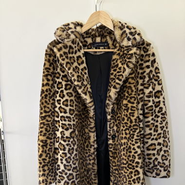 Leopard Faux Fur Coat